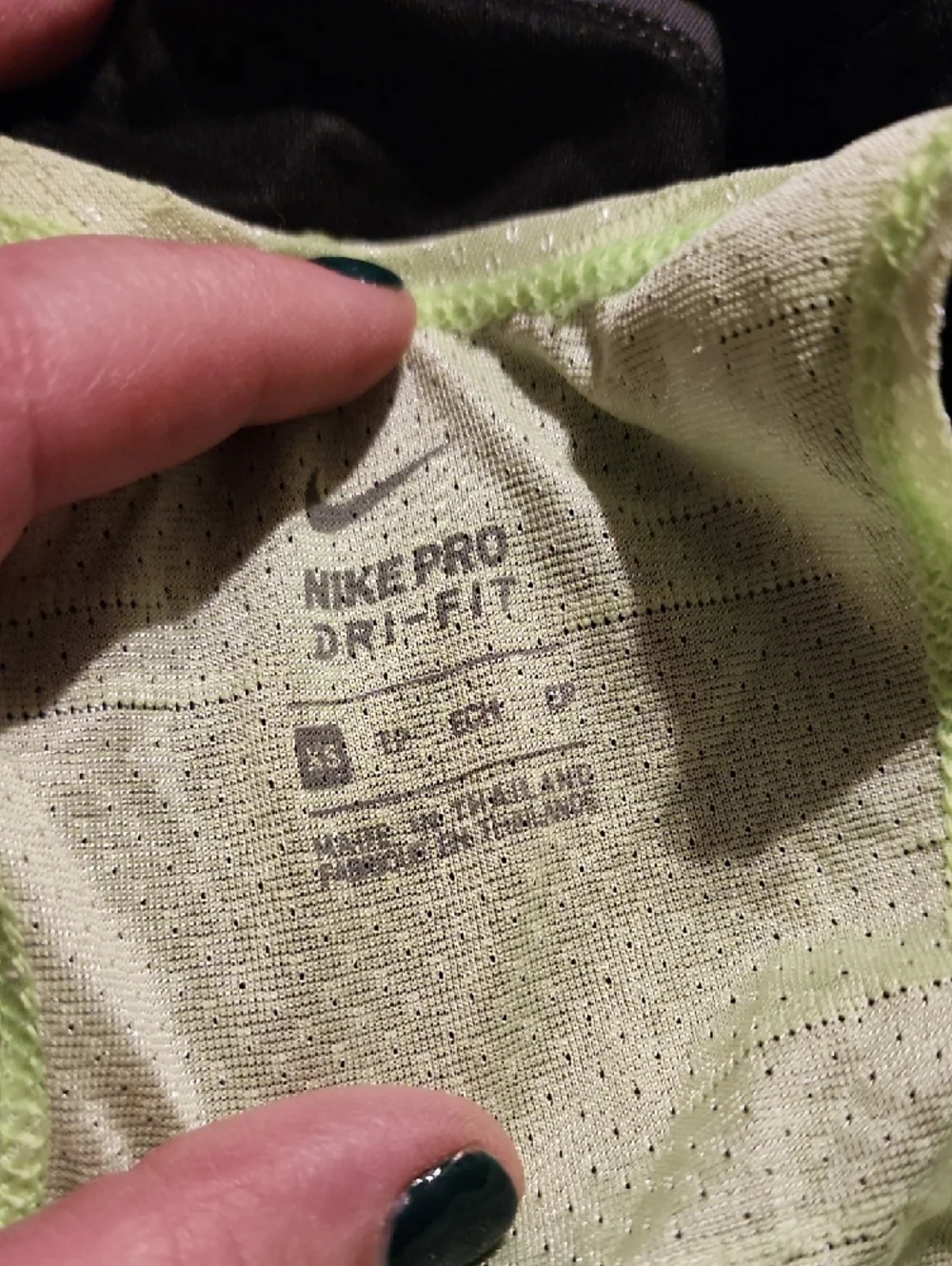 Nike Neon Green Racerback Performance Tank - Picture 3 of 6